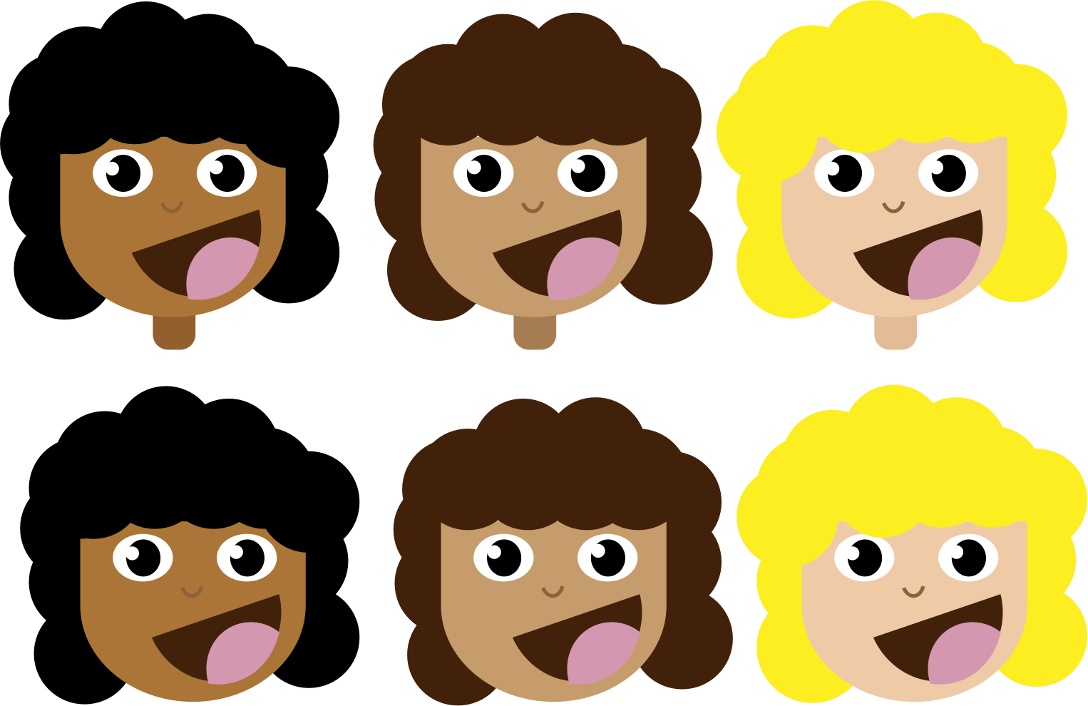 Hair cartoon. Смайлик с кудрявыми волосами. Emoji лицо волнистый волос. Волнистые смайлики. Кудрявый смайлик рисунок.