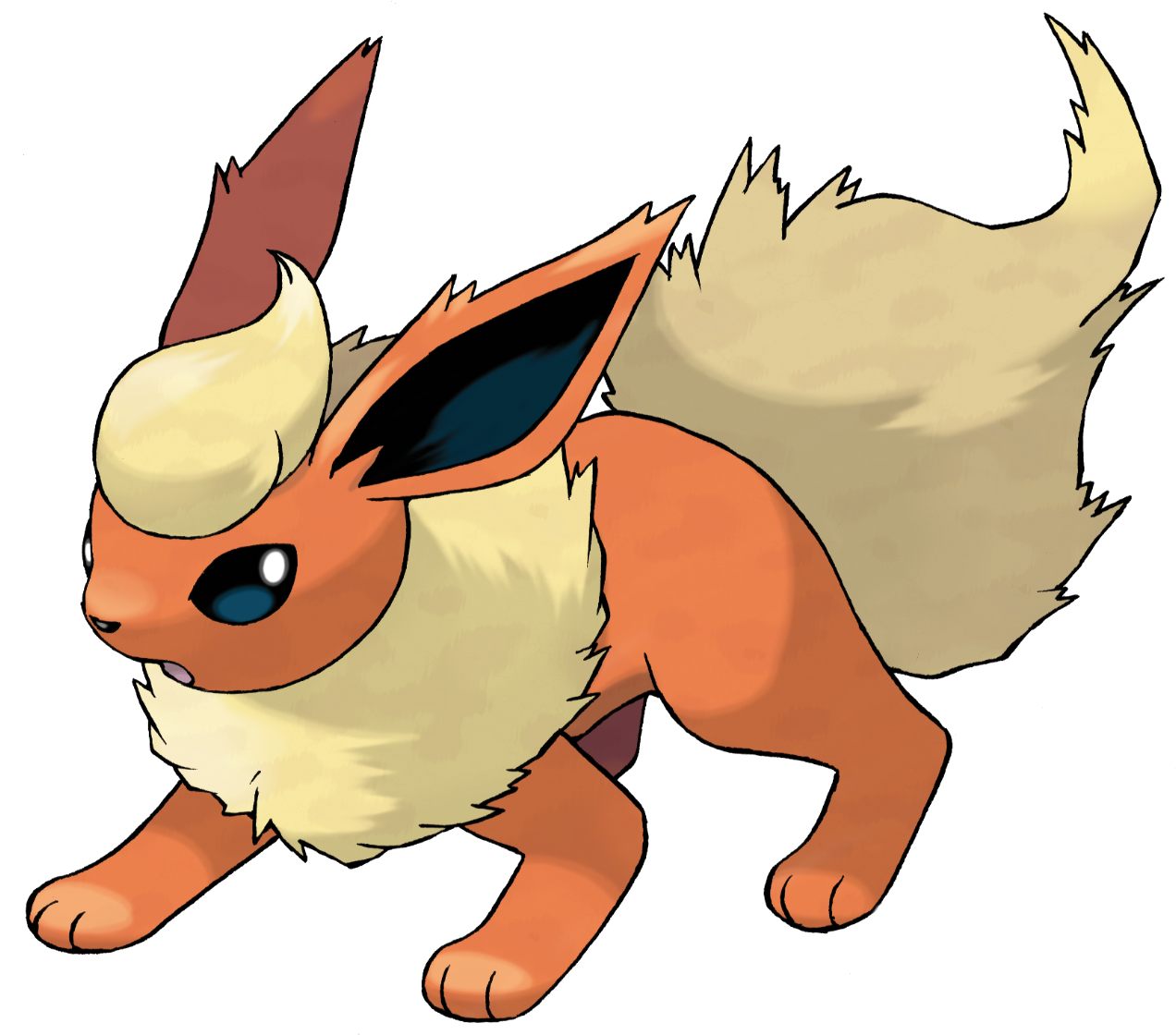 Flareon-fire Type,one Of Eevee's Evolved Forms - Pokemon Flareon (1280x1280)