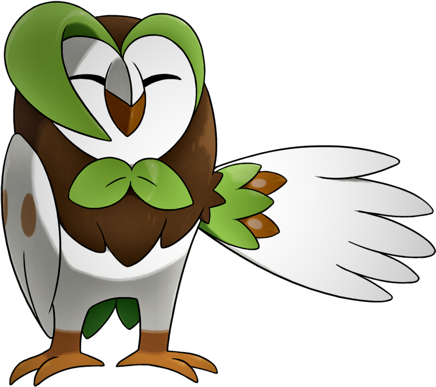 Grass And Flying Type By Pokemonsketchartist - Pokemon Sun And Moon All Pokemon (894x894)