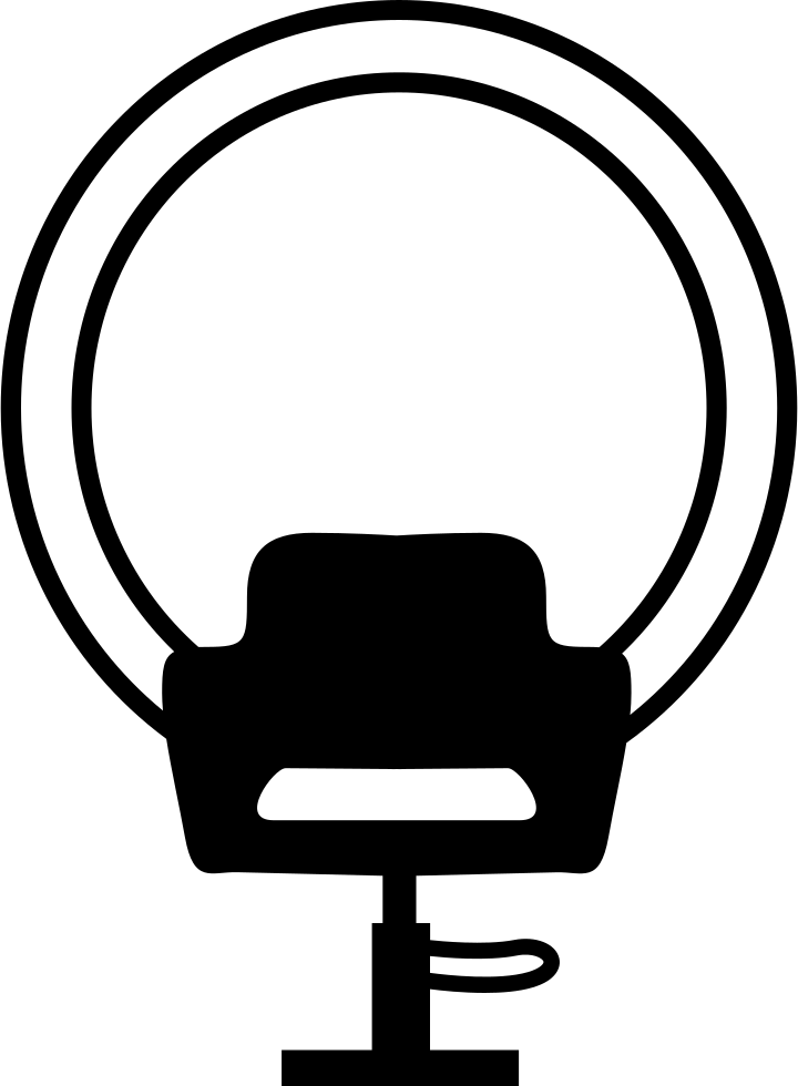 Chair And Mirror Of Hair Salon Comments - Salon Chair Icon Png (720x980)