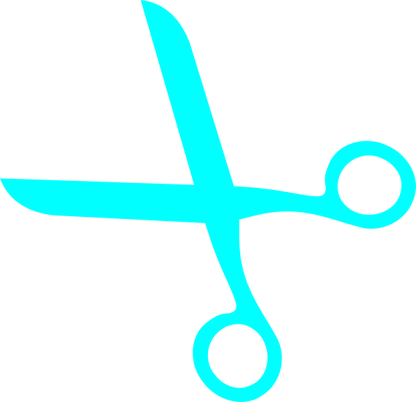 Hair Salon Scissors Clipart (600x580)