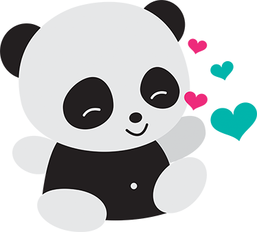 Cute Baby Panda Who Wants To - Schattige Panda Tekening (374x338)