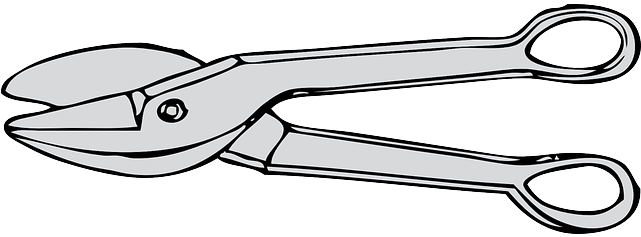 Tools, Metal, Hardware, Strong, Shears - Metals Clip Art (640x320)
