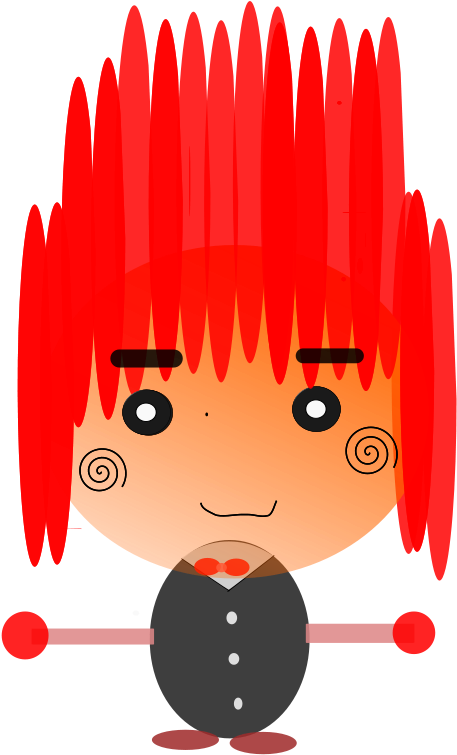 Crazy Hair Character Png Images - Capricorn (2400x2400)