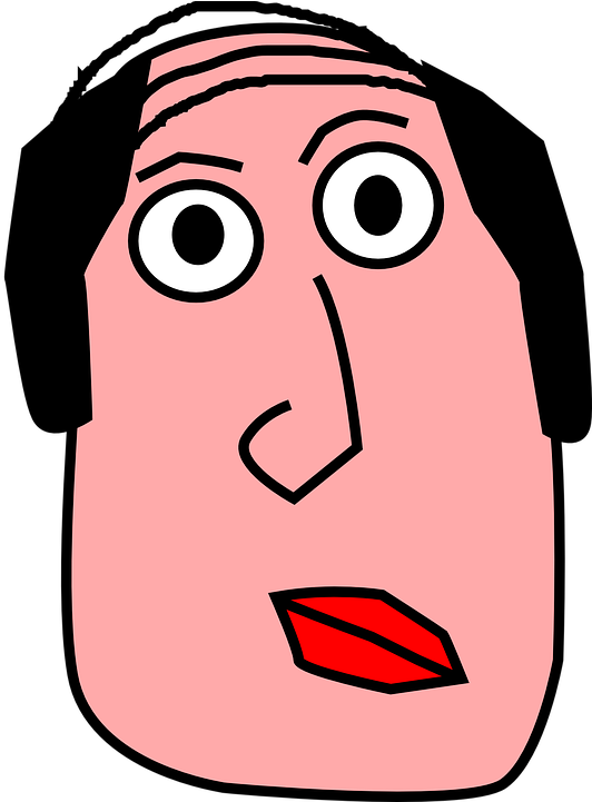 Cartoon With Comb Over (622x720)