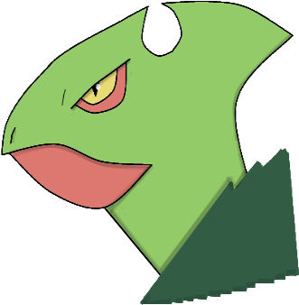 Mega Sceptile By Coolshallow - Cartoon (380x381)