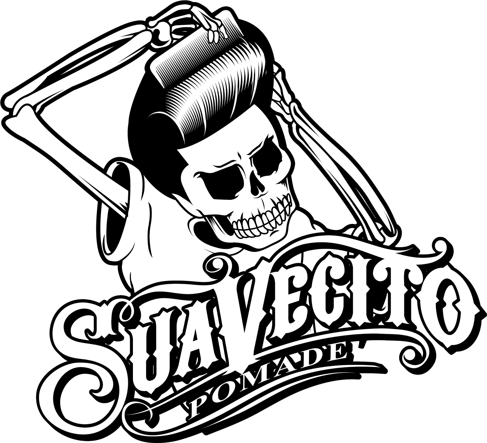 Pomade Comb Hairstyle Hair Styling Products Barber - Suavecito - Original Hold Pomade 4oz (1600x1468)