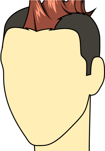 How To Draw Male Hairstyle - Cartoon (1000x642)