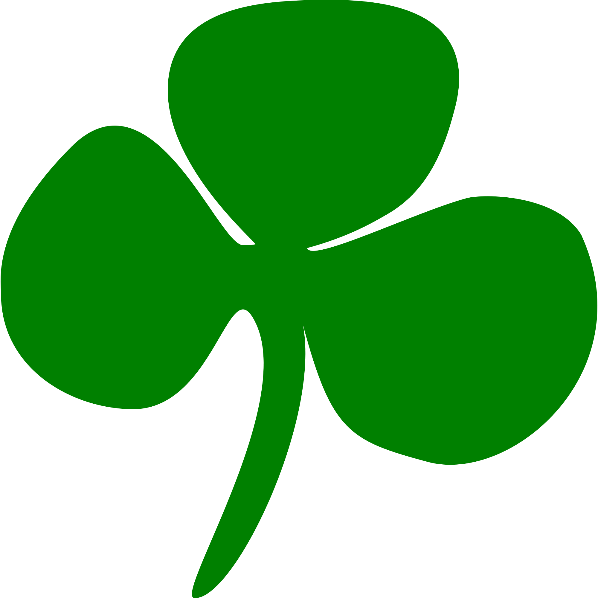 Open - Shamrock Free Clip Art (2000x2000)