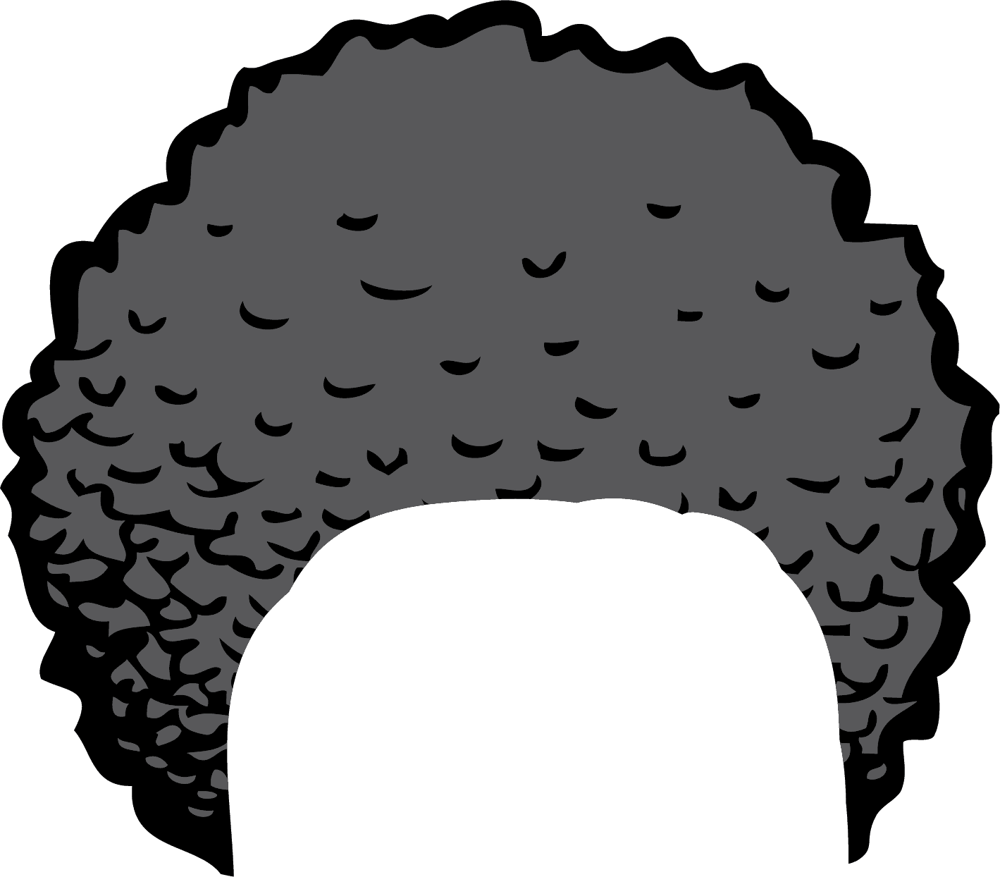 Crazy Hair Clipart Clip Art Of Hair Clipart - Afro Wig Clip Art (1419x1244)