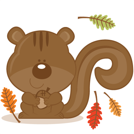 Acorn Clipart Cute Fall - Miss Kate Cuttables Clipart (432x432)