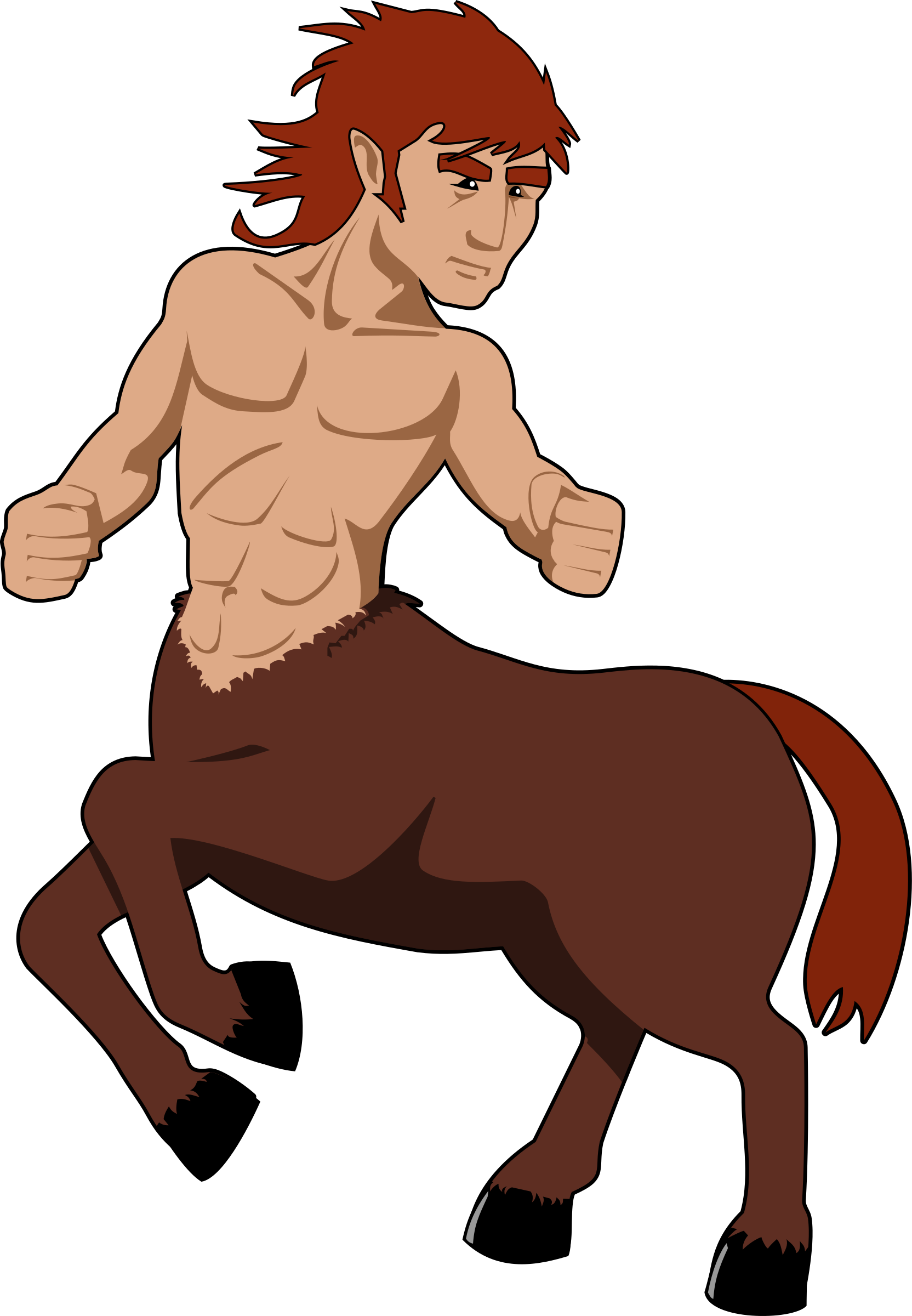 Redhead - Human Body Horse Legs (1664x2400)