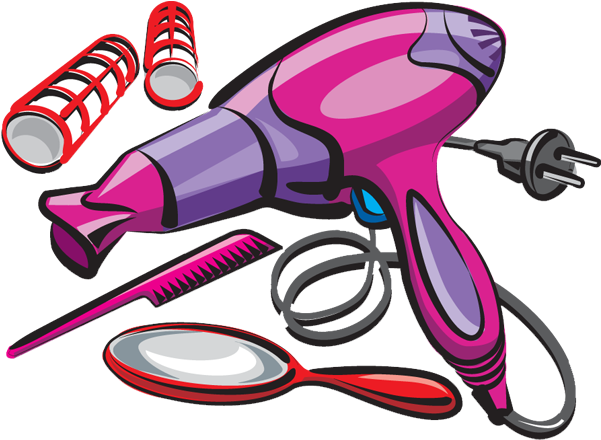 Products Clipart Salon - Beauty Supply Clip Art (600x448)