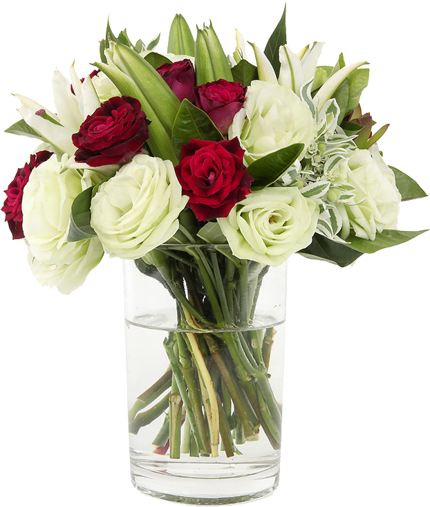 Garden Roses Flower Bouquet Vase - Garden Roses Flower Bouquet Vase (800x800)