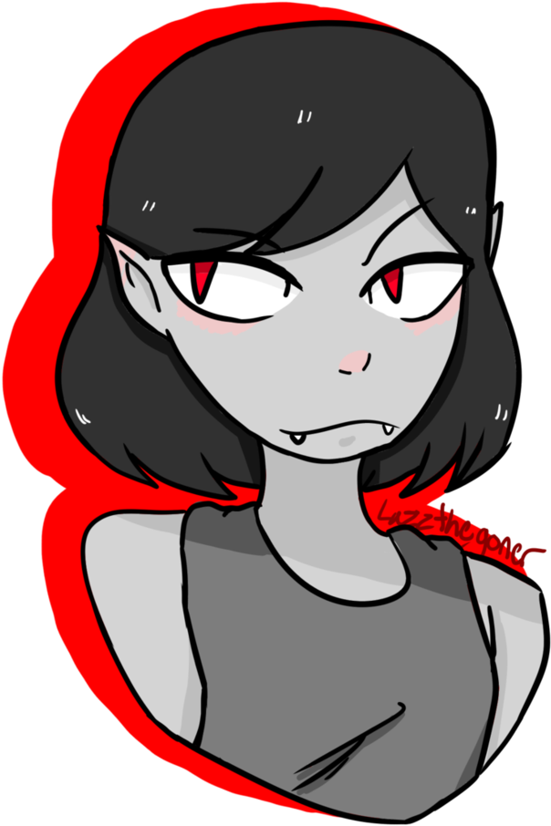 Marceline's Gay Haircut By Lazzthegoner - Marceline The Vampire Queen (843x948)