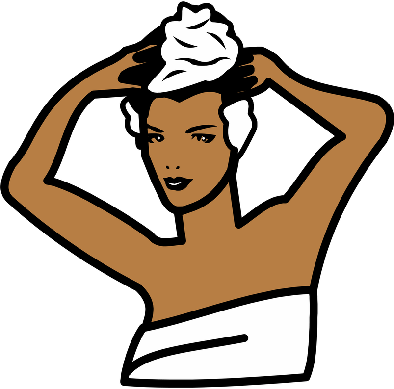 Wash Hair - Hair Wash Clip Art (803x793)