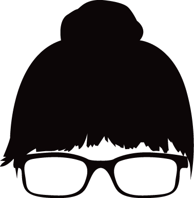 Hair Bun Clipart - Messy Bun Silhouette Png (378x385)