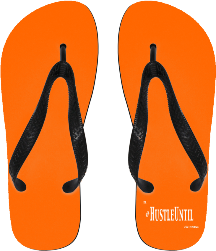 Hustle Until - Flip Flops - Small - Customcat Hustle Until - Flip Flops - Small (900x900)
