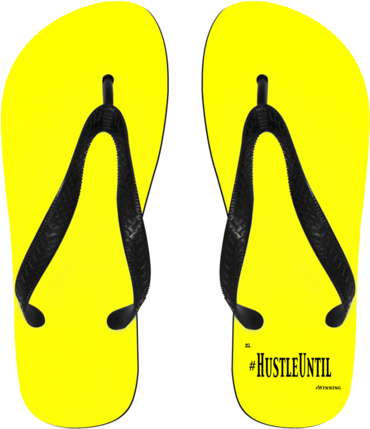 Hustle Until - Flip Flops - Small - Customcat Hustle Until - Flip Flops - Small (900x900)