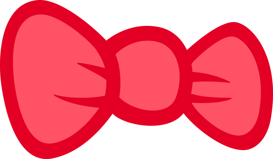 Pink Bow Clip Art At Clker - Bow Tie Cartoon Png (900x524)