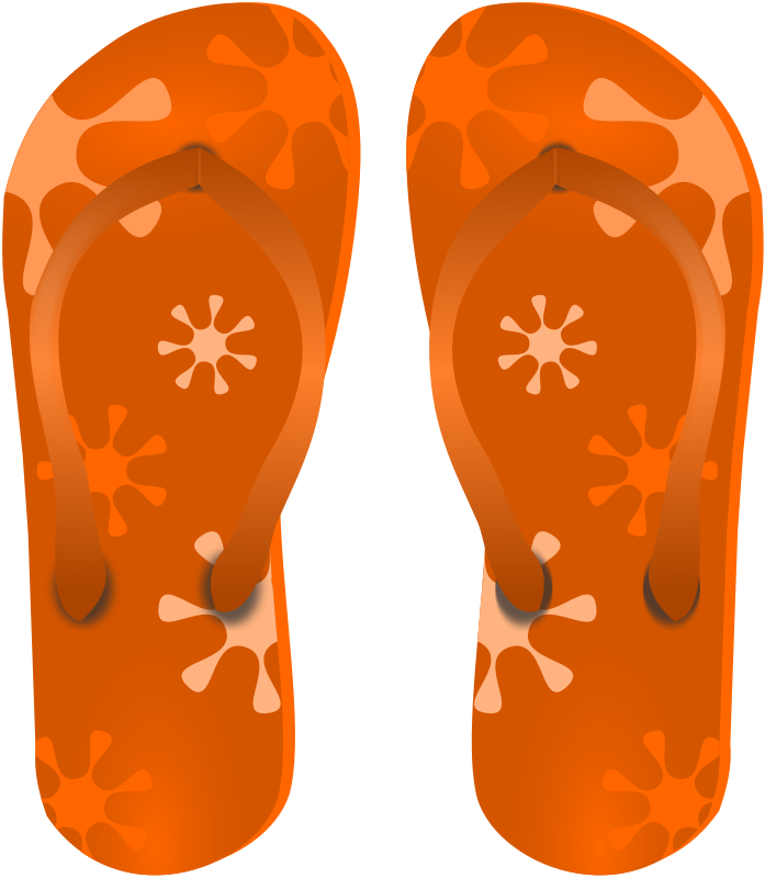 Flip Flops Clip Art Download - Slipper Clipart (697x800)