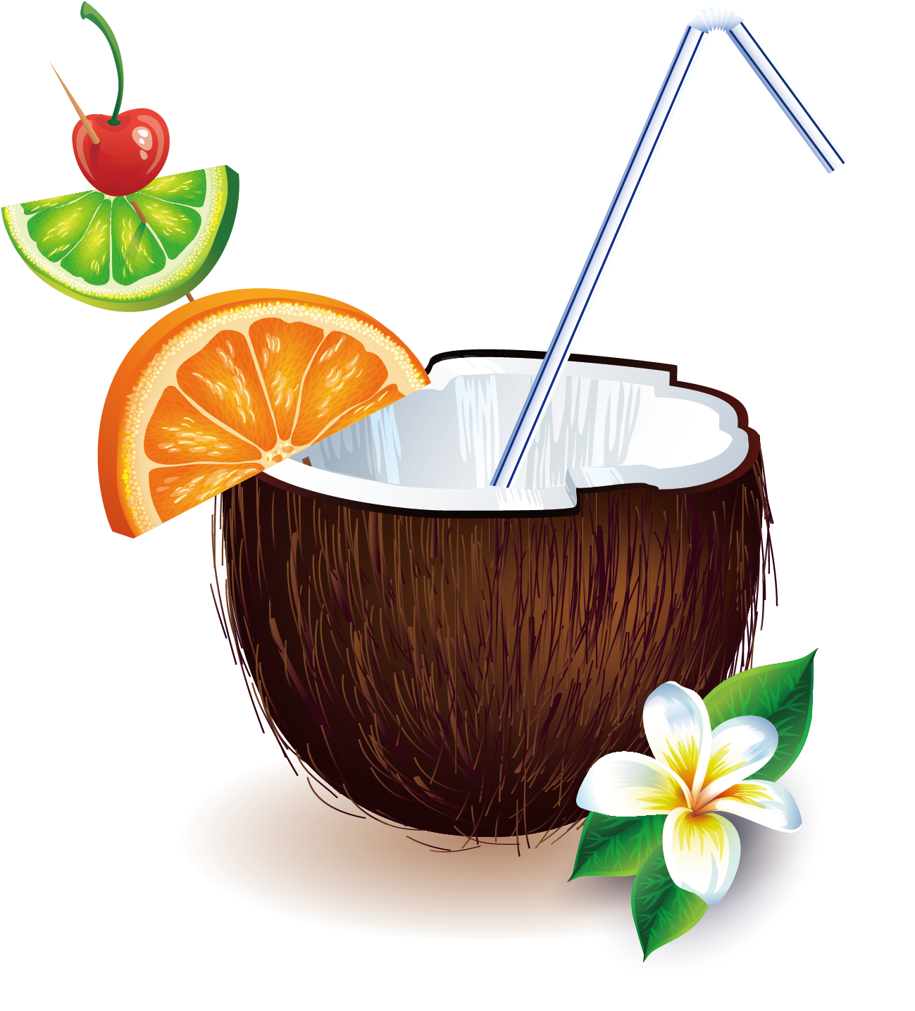 Coconut Water Euclidean Vector Clip Art - Coconut Juice Clipart (1772x1772)