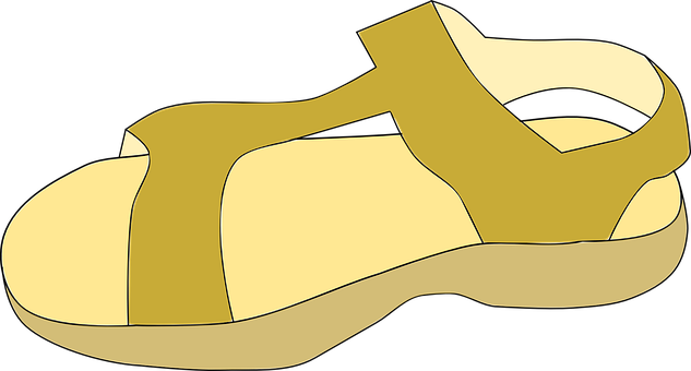 Sandal Clipart Animated - Sandal Clipart (633x340)
