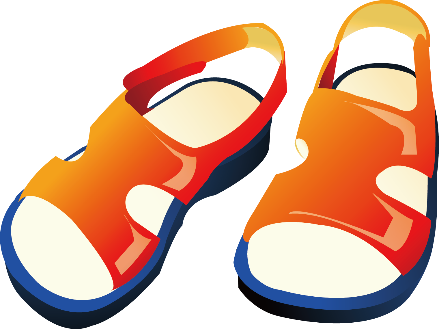 Sandal Flip-flops Clip Art - Sandal Flip-flops Clip Art (1521x1139)