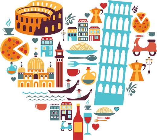 Italian Vector 635*563 Transprent Png Free Download - Italian Vector 635*563 Transprent Png Free Download (635x563)