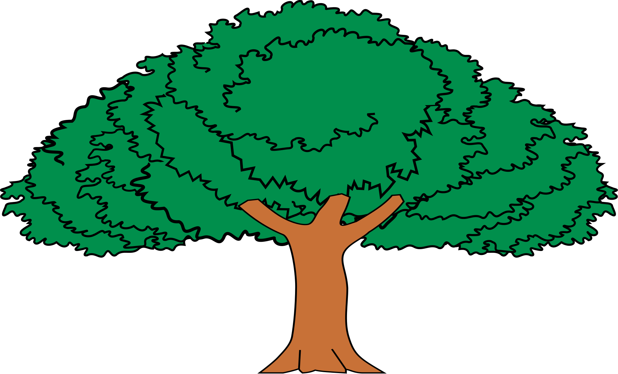 Open - Broccoli Drawing (2000x1213)