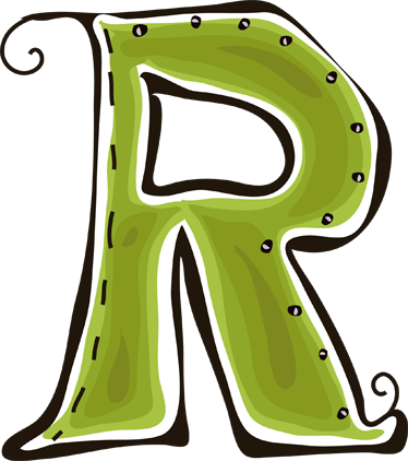 Letra R En Png (374x422)