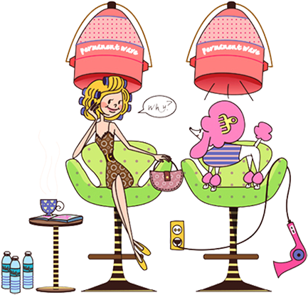 Beauty Parlour Hairdresser Hair Roller Clip Art - Beauty Parlour Hairdresser Hair Roller Clip Art (500x500)