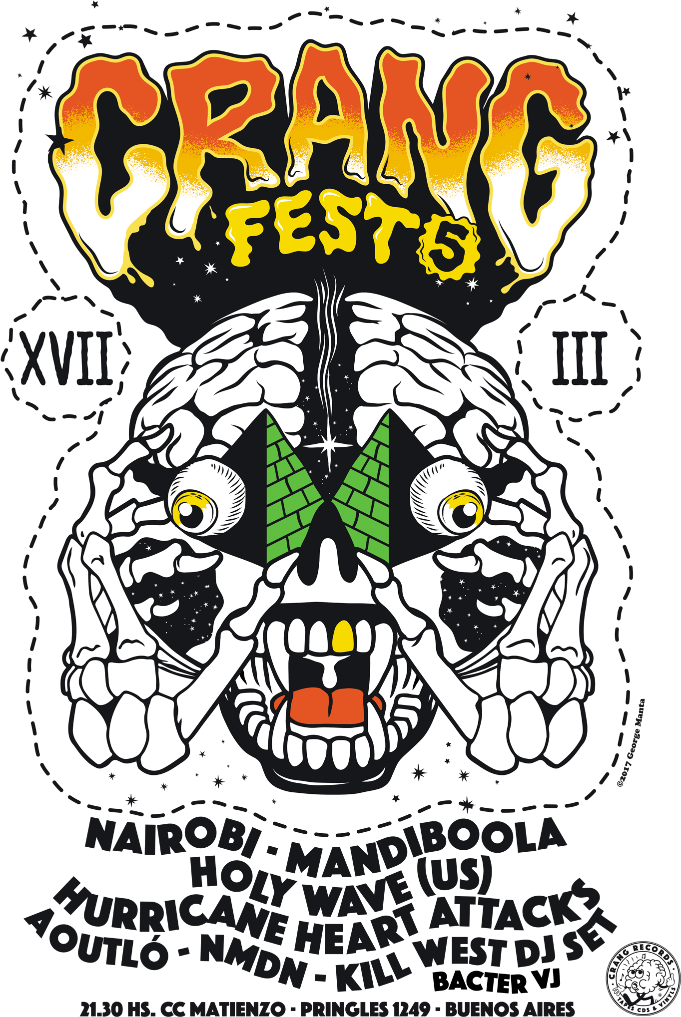 Crang Fest 5 Poster 2017 New - Illustration (1500x2121)