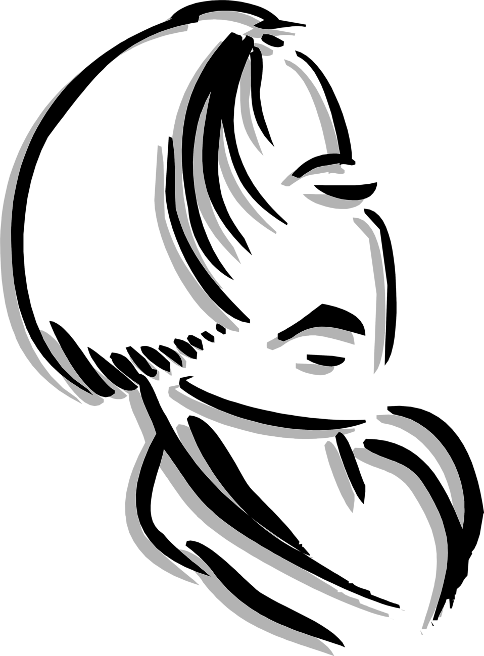Hairstyle Beauty Parlour Clip Art - Hairstyle Beauty Parlour Clip Art (958x1299)