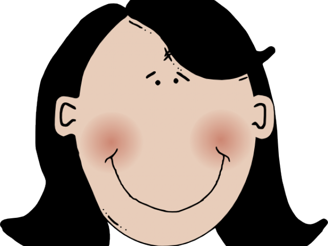 Black Hair Cliparts - Woman With Black Hair Clipart (640x480)