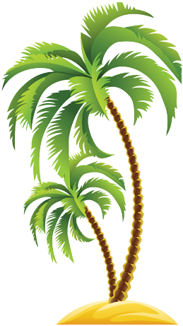 Tree - Palm Tree Throw Blanket (286x500)