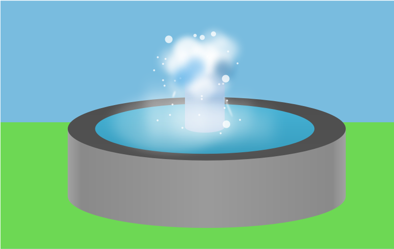 Clipart - Water Fountain - Water (800x800)
