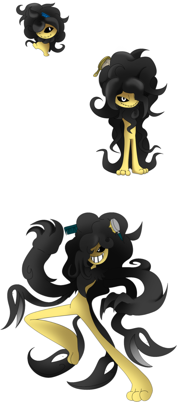 Imagine If Rapunzel And Chucky Had A Kid By That One - Rapunzels Hair Is Sentient (599x1335)