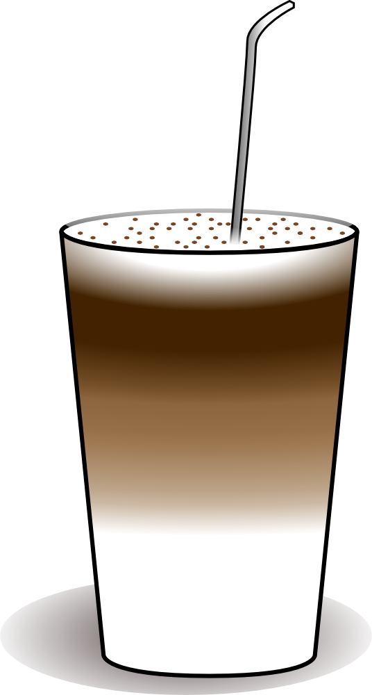 Latte Macchiato Clip Art - Latte Macchiato Clipart (536x1000)