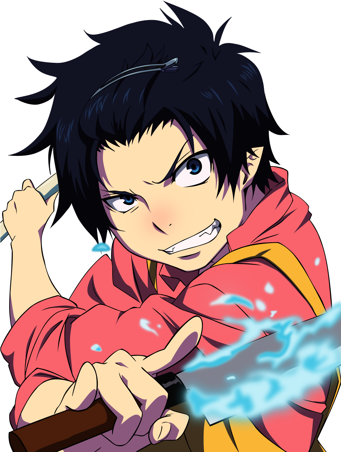 Okay, So Rin Has The Most Perfect Character Design - Rin Okumura Hair Clip (1139x1600)