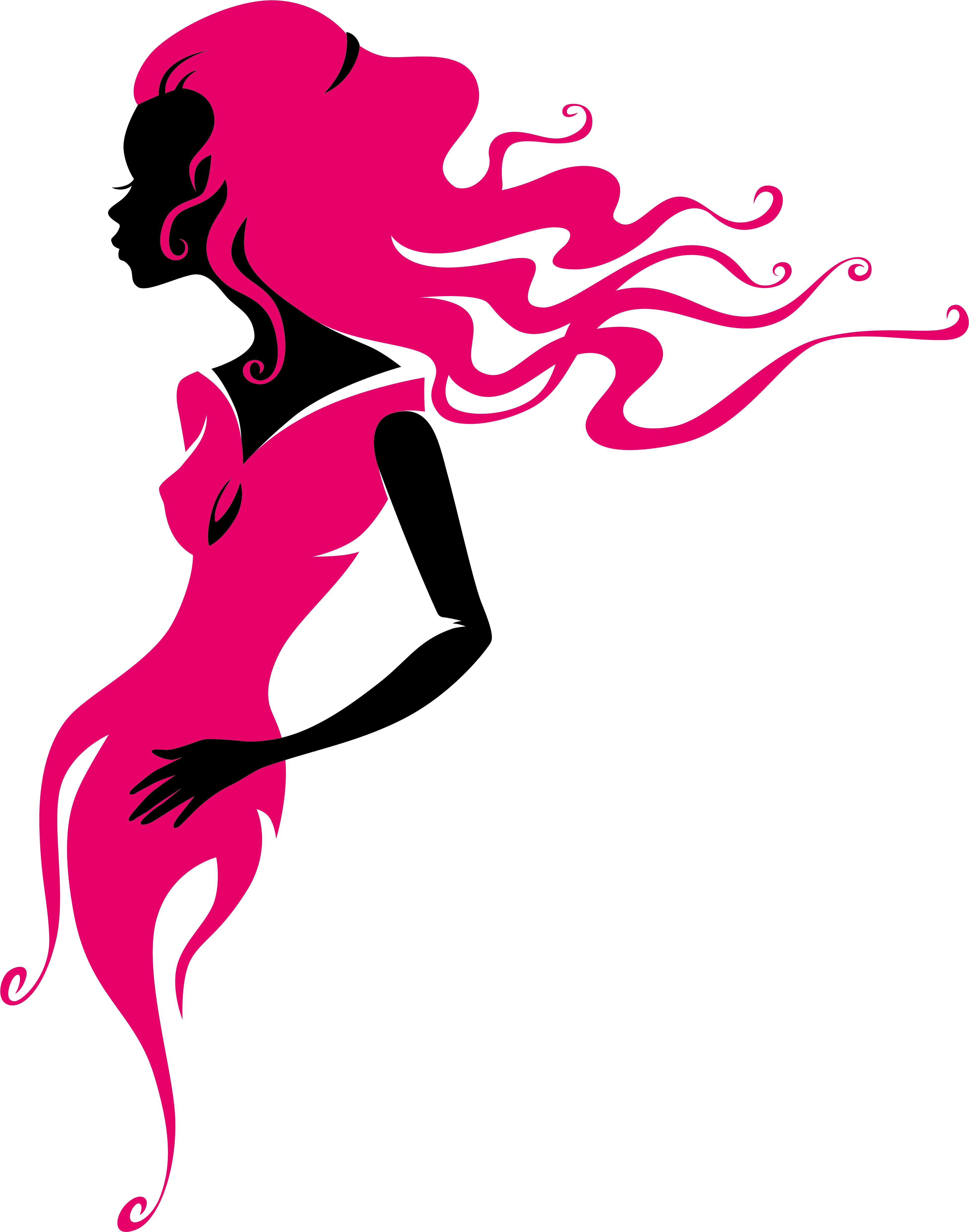 Euclidean Vector Royalty-free Woman - Vector (5100x6600)