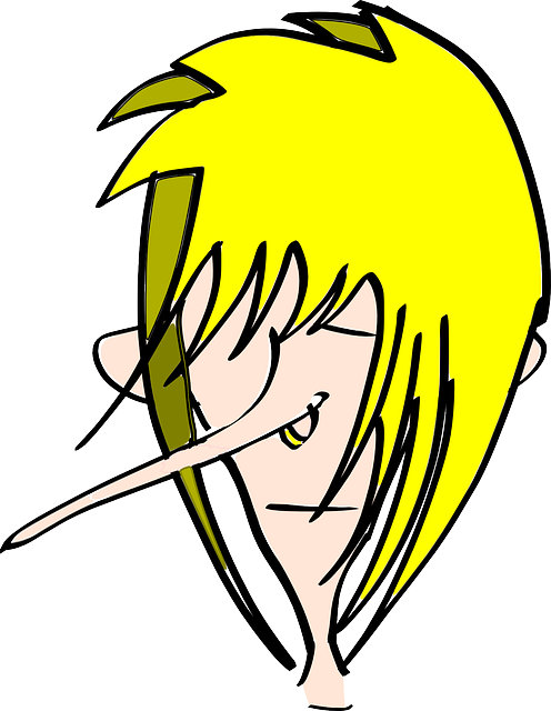 Female, Girl, Person, Hair, Nose - Cartoon With Long Nose (496x640)