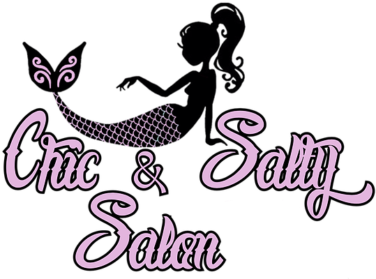 Chic & Salty Salon Logo - Chic & Salty (538x408)
