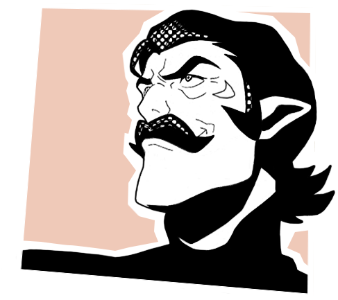 Moustache Clipart Tumblr Icon - Illustration (500x500)