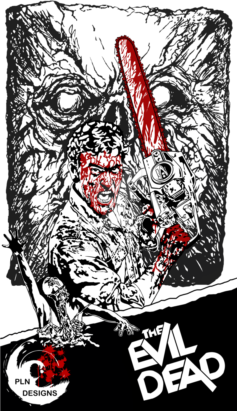 Poster Evil Dead By Plnaveros Poster Evil Dead By Plnaveros - Evil Dead Horror Classic Movie Poster Wall Decor 32x24 (800x1396)