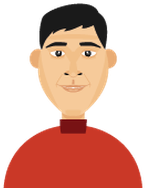 Full Head Of Hair - Illustration (324x399)