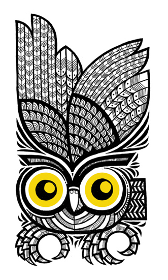 'búho Y Zorro ' By Andres@androp - Owl (550x550)
