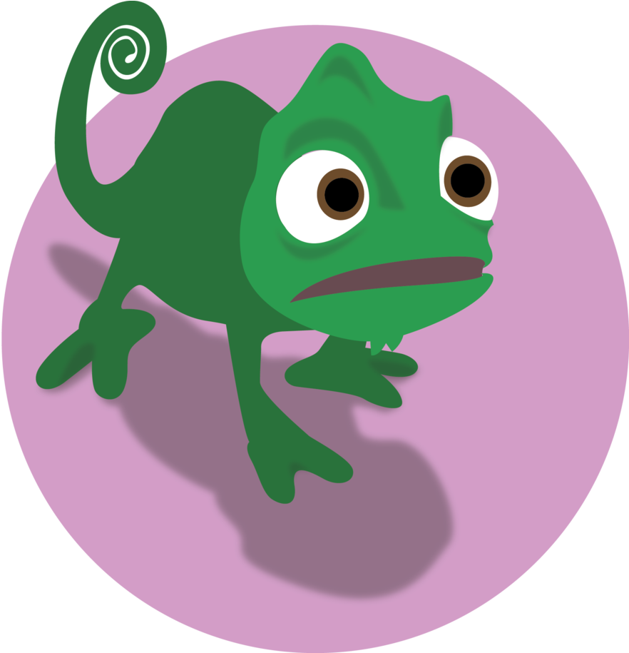 Chameleon Clipart Tangled - Pascal Tangled Cartoon (900x914)