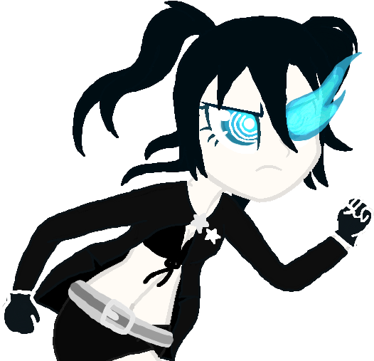 Black Rock Shooter By Electronicdancer81 - My Little Pony: Equestria Girls (669x561)