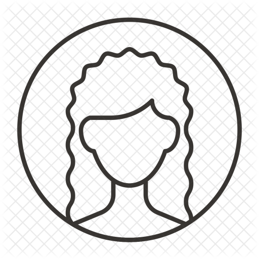 Curly Icon - Selfie Icon Png (512x512)